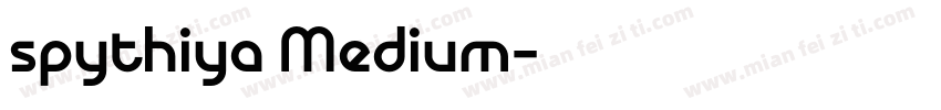 spythiya Medium字体转换